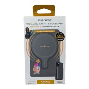 V9-N MyCharge Maglock Magnetic Power Bank 6000mAh For iPhone 12 Or Recent Models